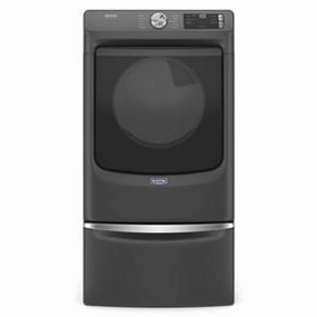 Front Load Electric Dryer With Extra Power And Quick Dry Cycle - Volcano Black