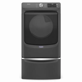 Front Load Electric Dryer With Extra Power And Quick Dry Cycle - Volcano Black