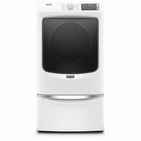 Front Load Gas Dryer With Extra Power And Quick Dry cycle - 7.3 Cubic Feet - White