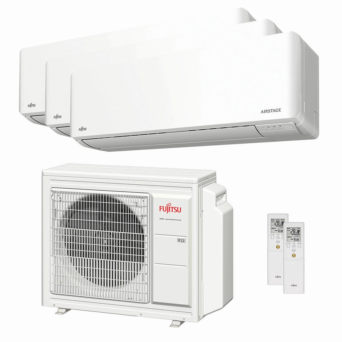 Fujitsu KMCG Series WiFi trial split air conditioner 7000 7000 7000 BTU inverter A    wifi external unit 5.4 kW