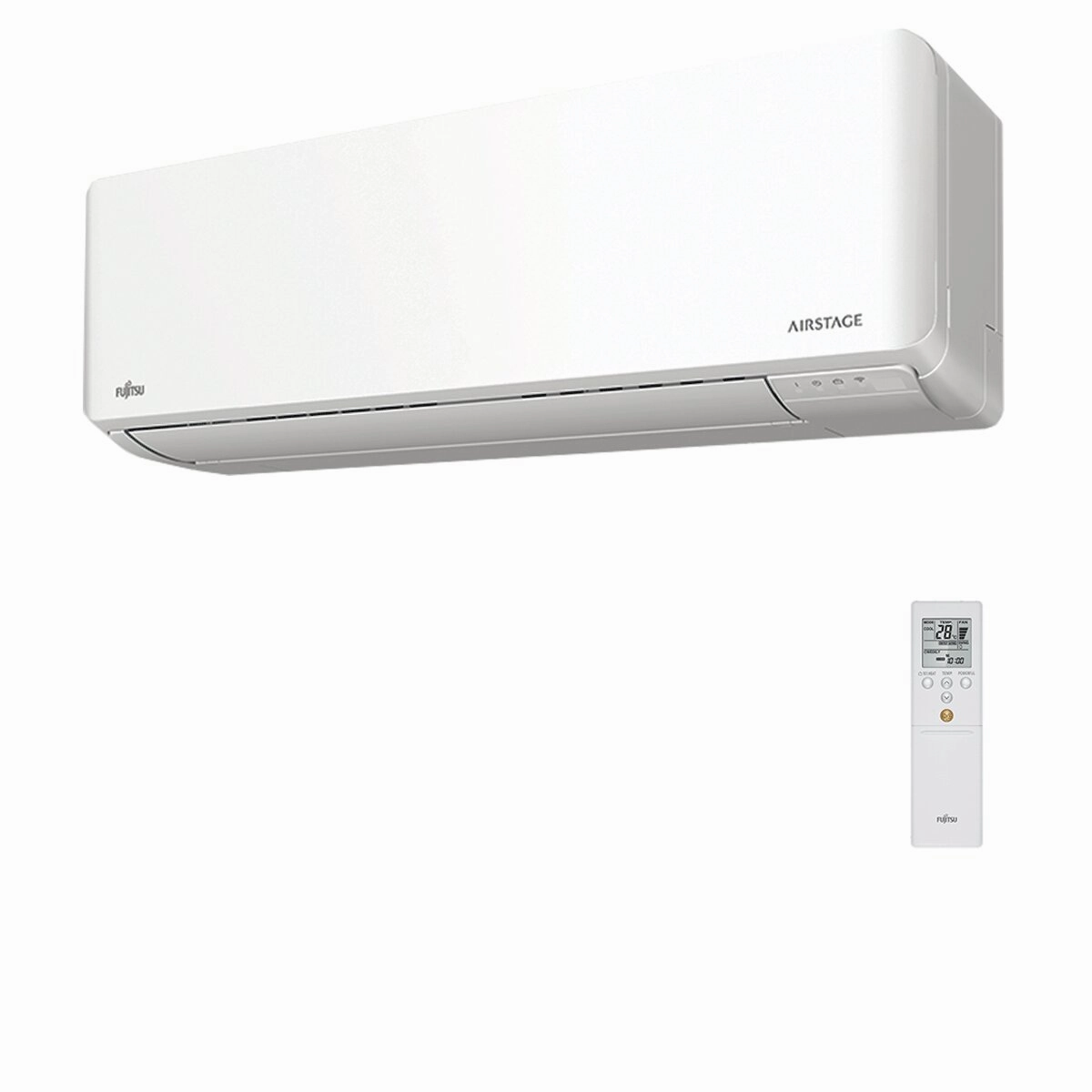 Fujitsu KMCGSeries WiFi dual split air conditioner 9000 9000 BTU inverter A    wifi external unit 4 kW