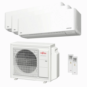 Fujitsu KMCGSeries WiFi trial split air conditioner 9000 9000 9000 BTU inverter A    wifi external unit 5.4 kW
