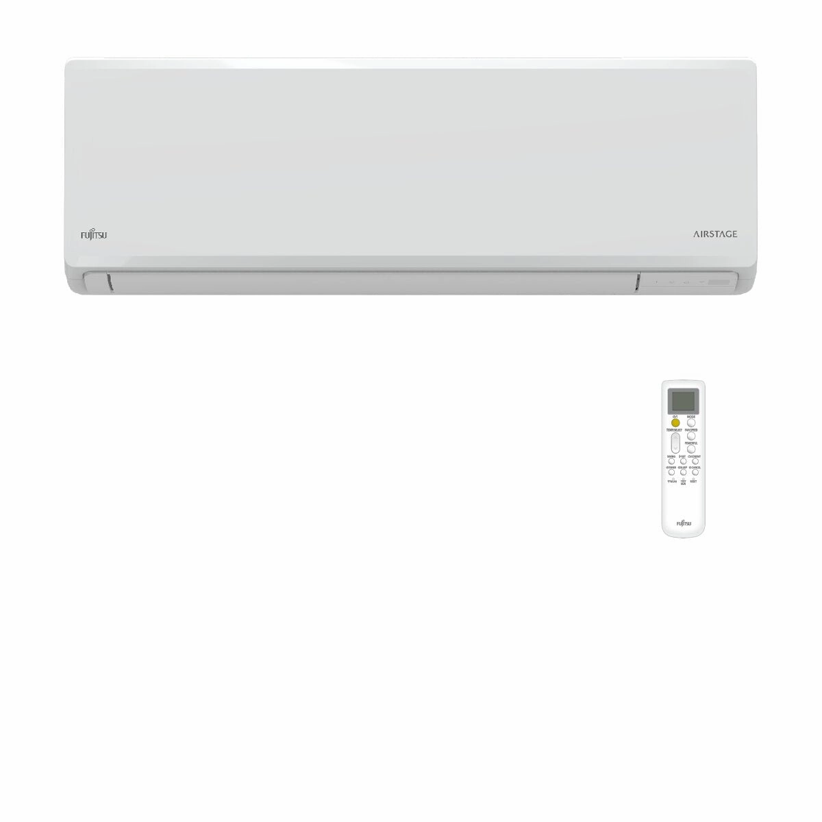 Fujitsu KN Series WiFi dual split air conditioner 9000 9000 BTU inverter A    wifi external unit 4 kW