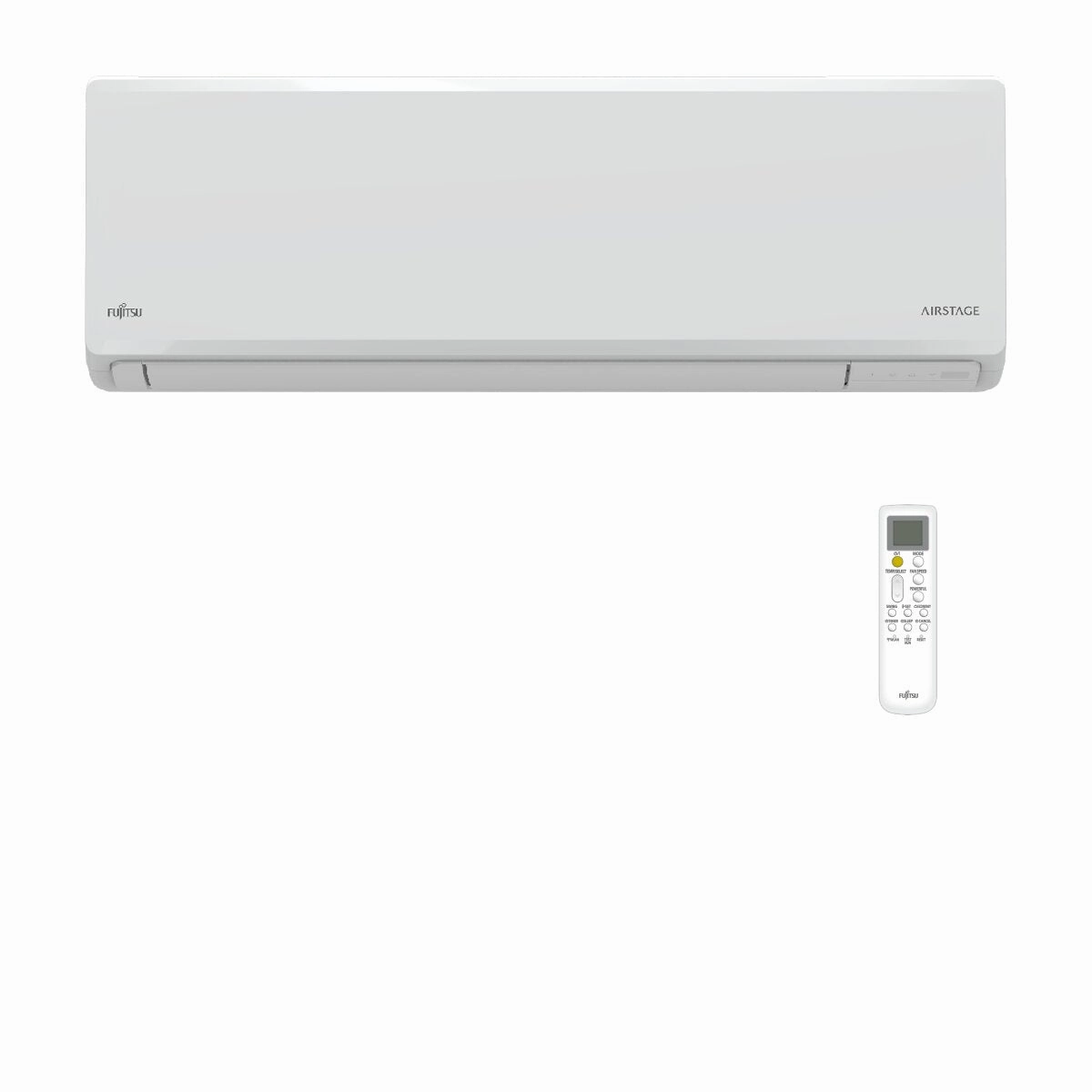 Fujitsu KN Series WiFi trial split air conditioner 7000 7000 12000 BTU inverter A    wifi external unit 5.4 kW