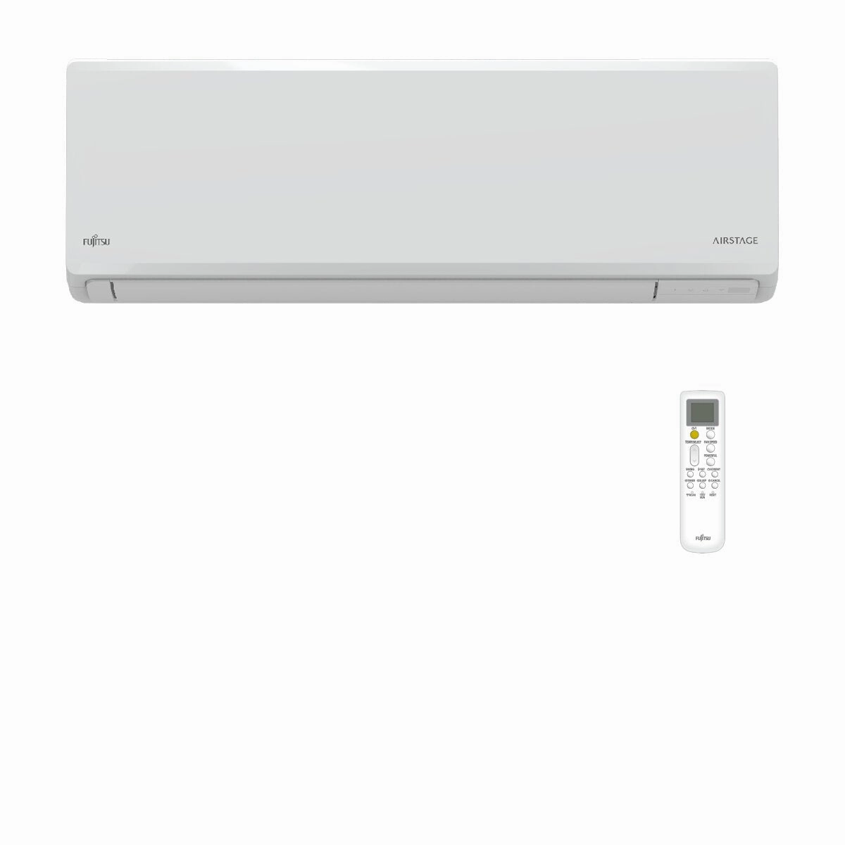 Fujitsu KN Series WiFi trial split air conditioner 7000 7000 12000 BTU inverter A    wifi external unit 5.4 kW