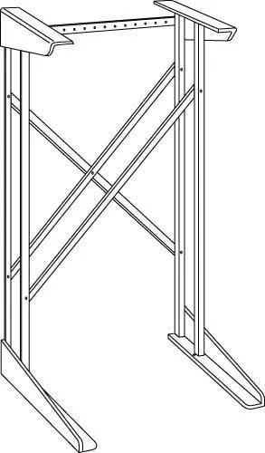 Ge Appliances DSDR24F Ge Spacemaker Laundry Stack Rack Accessory