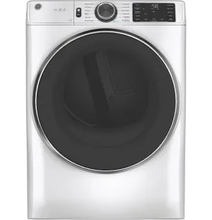 Ge Appliances GFD65GSSNWW Ge 7.8 Cu. Ft. Capacity Smart Front Load Gas Dryer With Steam And Sanitize Cycle