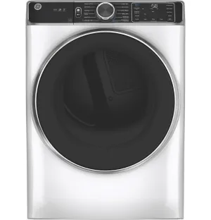 Ge Appliances GFD85GSSNWW Ge 7.8 Cu. Ft. Capacity Smart Front Load Gas Dryer With Steam And Sanitize Cycle