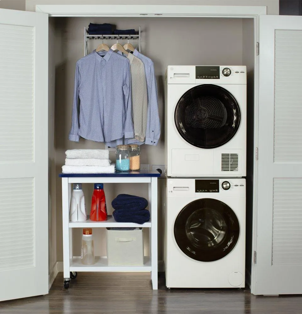Ge Appliances GFW148SSMWW Ge 24" 2.4 Cu. Ft. Energy Star Front Load Washer With Steam