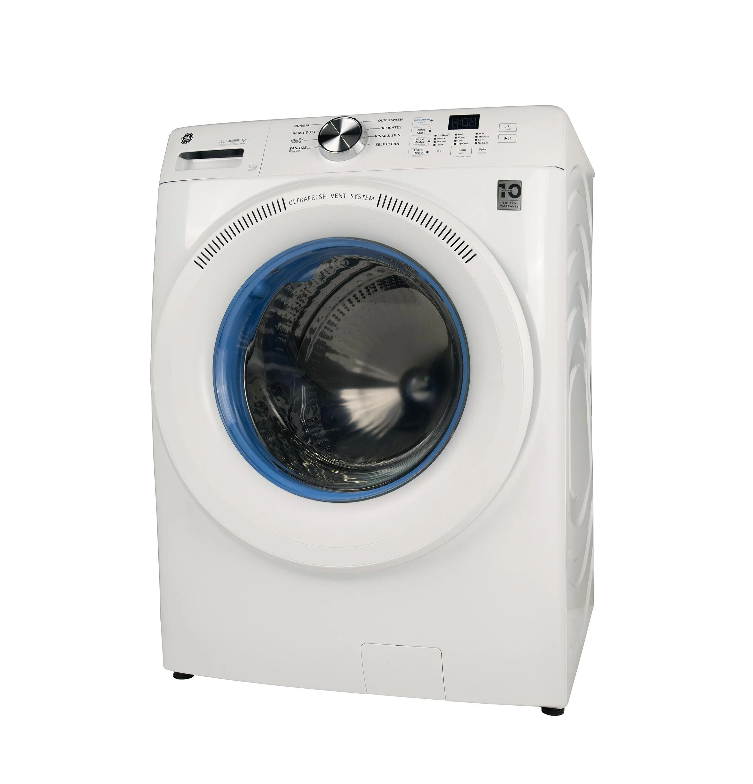 Ge Appliances GFW350SSYWW Ge Energy Star 4.6 Cu. Ft. Capacity Smart Front Load Washer With Ultrafresh Vent System With Odorblock&#8482;