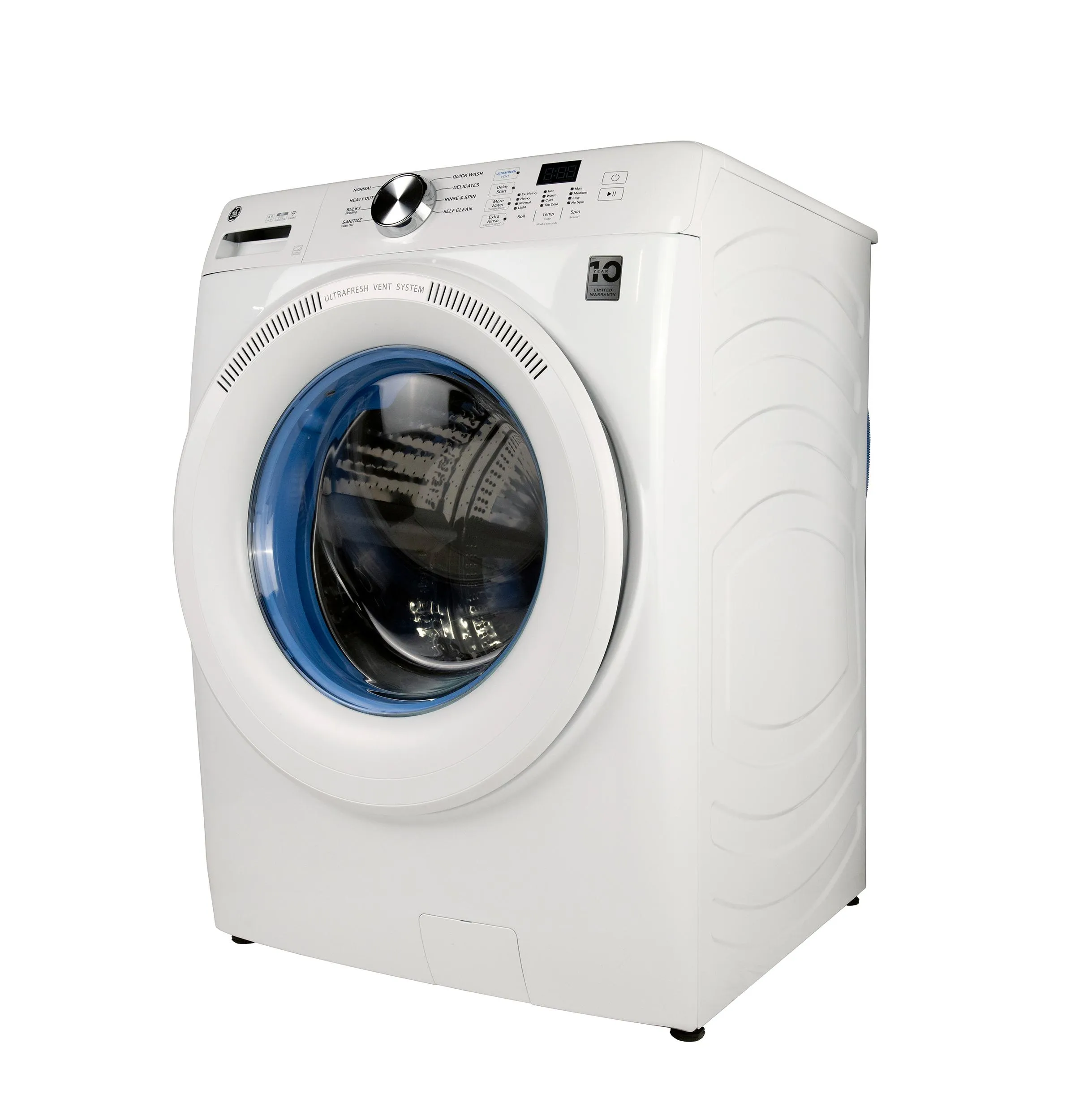 Ge Appliances GFW350SSYWW Ge Energy Star 4.6 Cu. Ft. Capacity Smart Front Load Washer With Ultrafresh Vent System With Odorblock&#8482;