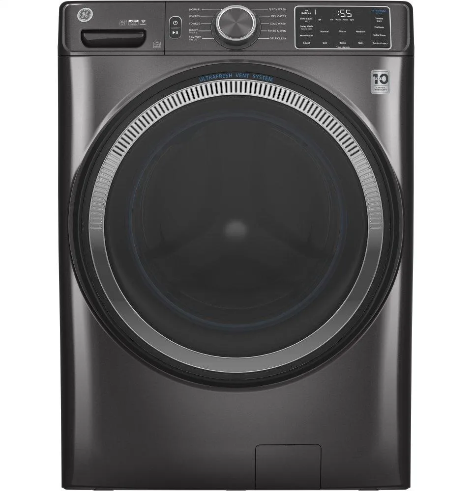 Ge Appliances GFW550SPNDG Ge 4.8 Cu. Ft. Capacity Smart Front Load Energy Star Washer With Ultrafresh Vent System With Odorblock&#8482; And Sanitize W/Oxi