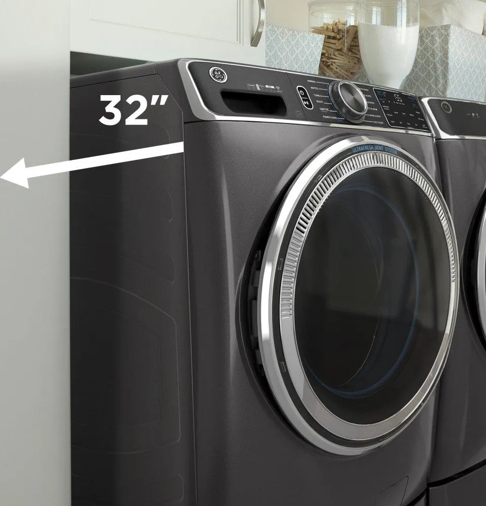 Ge Appliances GFW550SSNWW Ge 4.8 Cu. Ft. Capacity Smart Front Load Energy Star Washer With Ultrafresh Vent System With Odorblock&#8482; And Sanitize W/Oxi