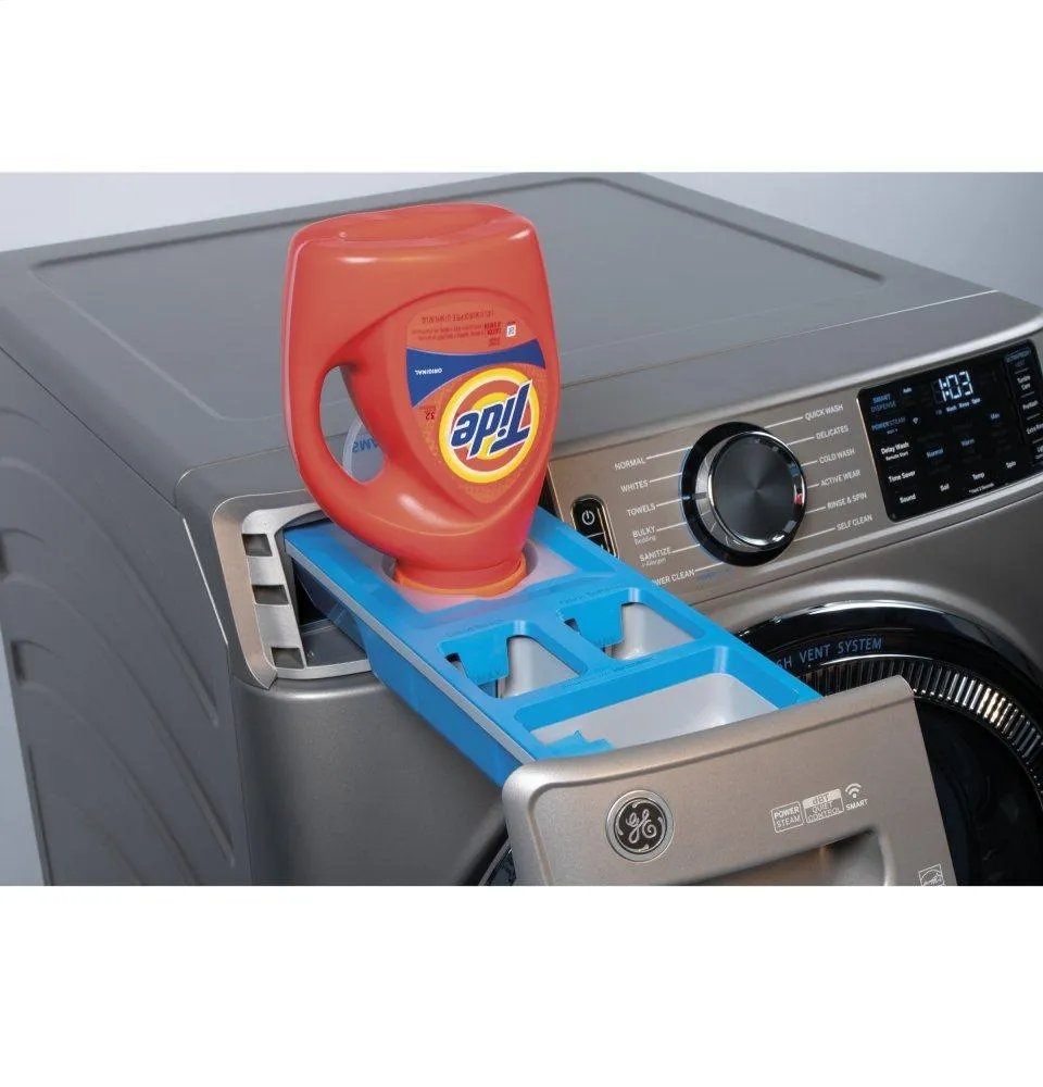 Ge Appliances GFW650SPNSN Ge 4.8 Cu. Ft. Capacity Smart Front Load Energy Star Steam Washer With Smartdispense&#8482; Ultrafresh Vent System With Odorblock&#8482; And Sanitize   Allergen