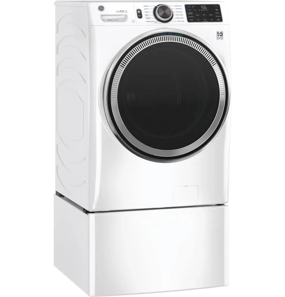 Ge Appliances GFW650SSNWW Ge 4.8 Cu. Ft. Capacity Smart Front Load Energy Star Steam Washer With Smartdispense&#8482; Ultrafresh Vent System With Odorblock&#8482; And Sanitize   Allergen