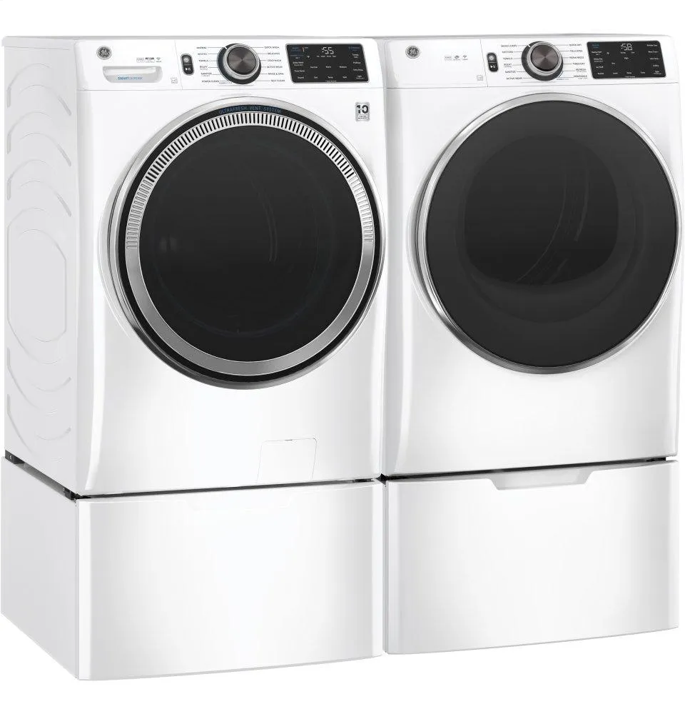 Ge Appliances GFW650SSNWW Ge 4.8 Cu. Ft. Capacity Smart Front Load Energy Star Steam Washer With Smartdispense&#8482; Ultrafresh Vent System With Odorblock&#8482; And Sanitize   Allergen