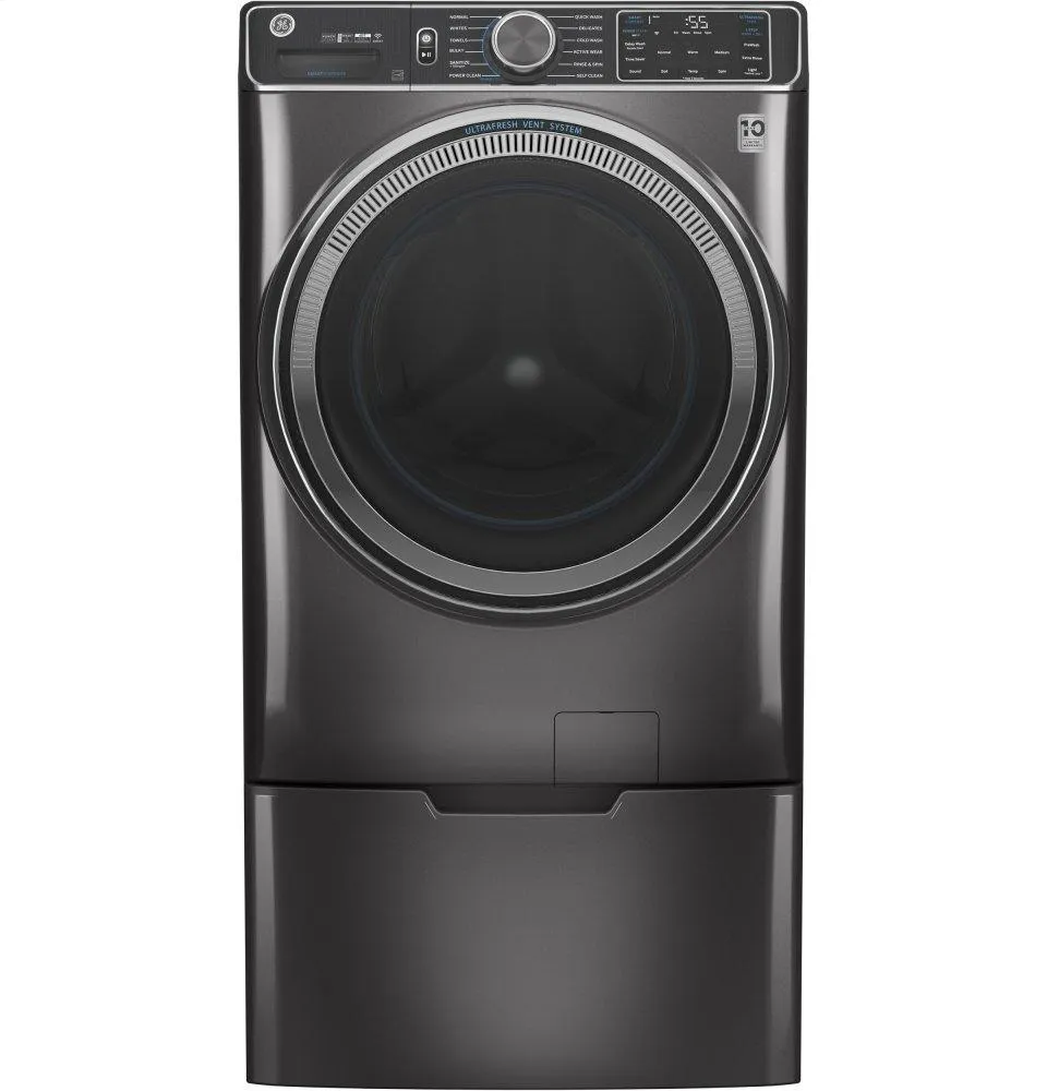 Ge Appliances GFW850SPNDG Ge 5.0 Cu. Ft. Capacity Smart Front Load Energy Star Steam Washer With Smartdispense&#8482; Ultrafresh Vent System With Odorblock&#8482; And Sanitize   Allergen