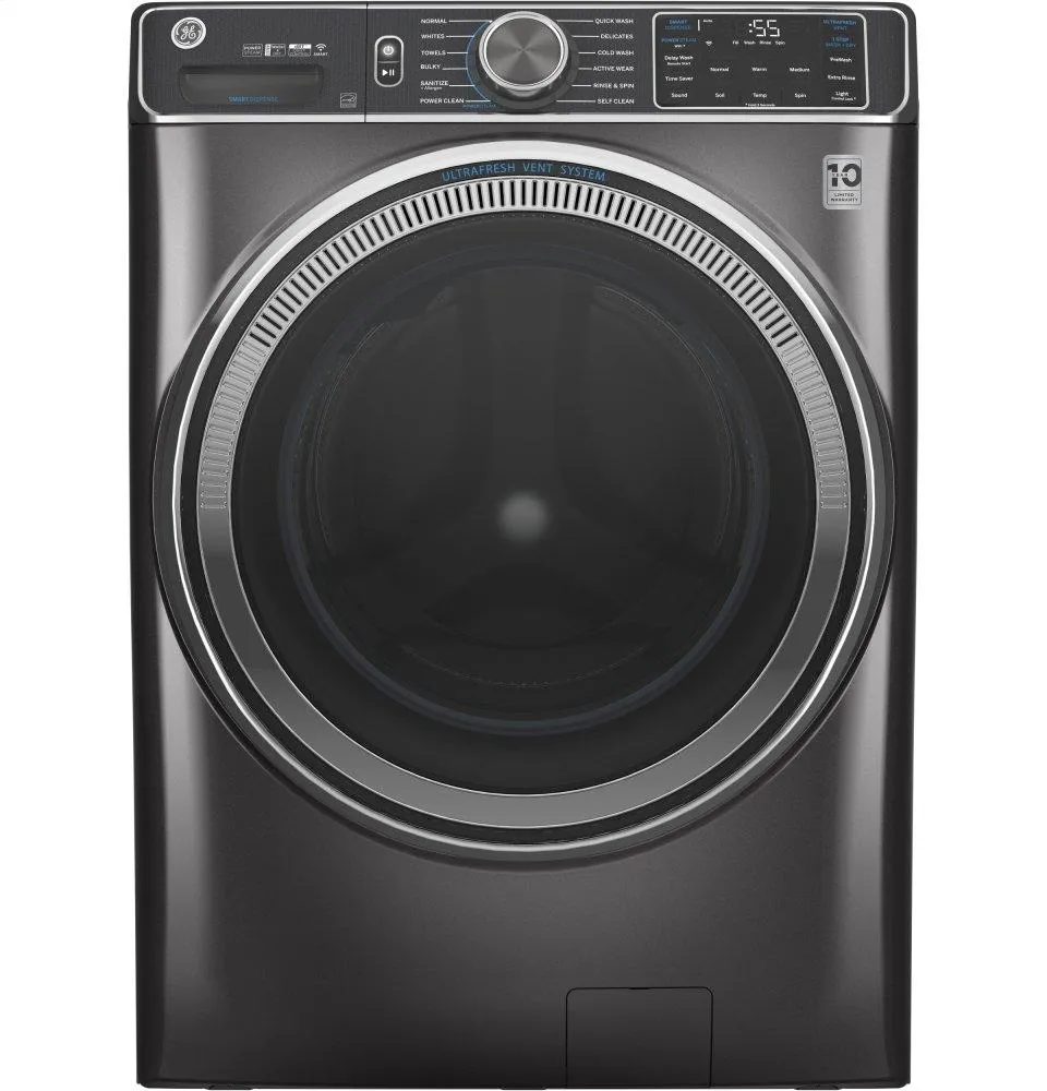 Ge Appliances GFW850SPNDG Ge 5.0 Cu. Ft. Capacity Smart Front Load Energy Star Steam Washer With Smartdispense&#8482; Ultrafresh Vent System With Odorblock&#8482; And Sanitize   Allergen