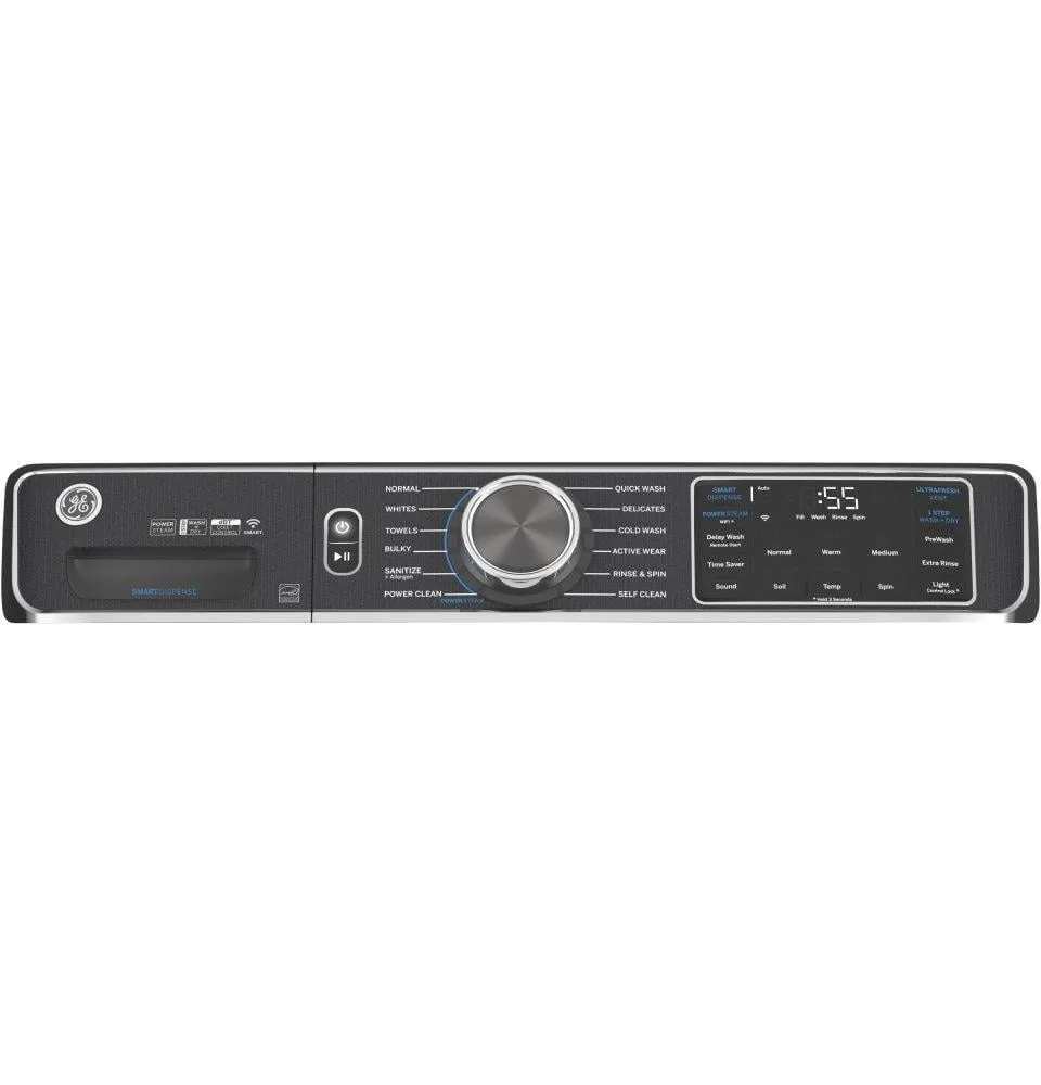 Ge Appliances GFW850SPNDG Ge 5.0 Cu. Ft. Capacity Smart Front Load Energy Star Steam Washer With Smartdispense&#8482; Ultrafresh Vent System With Odorblock&#8482; And Sanitize   Allergen