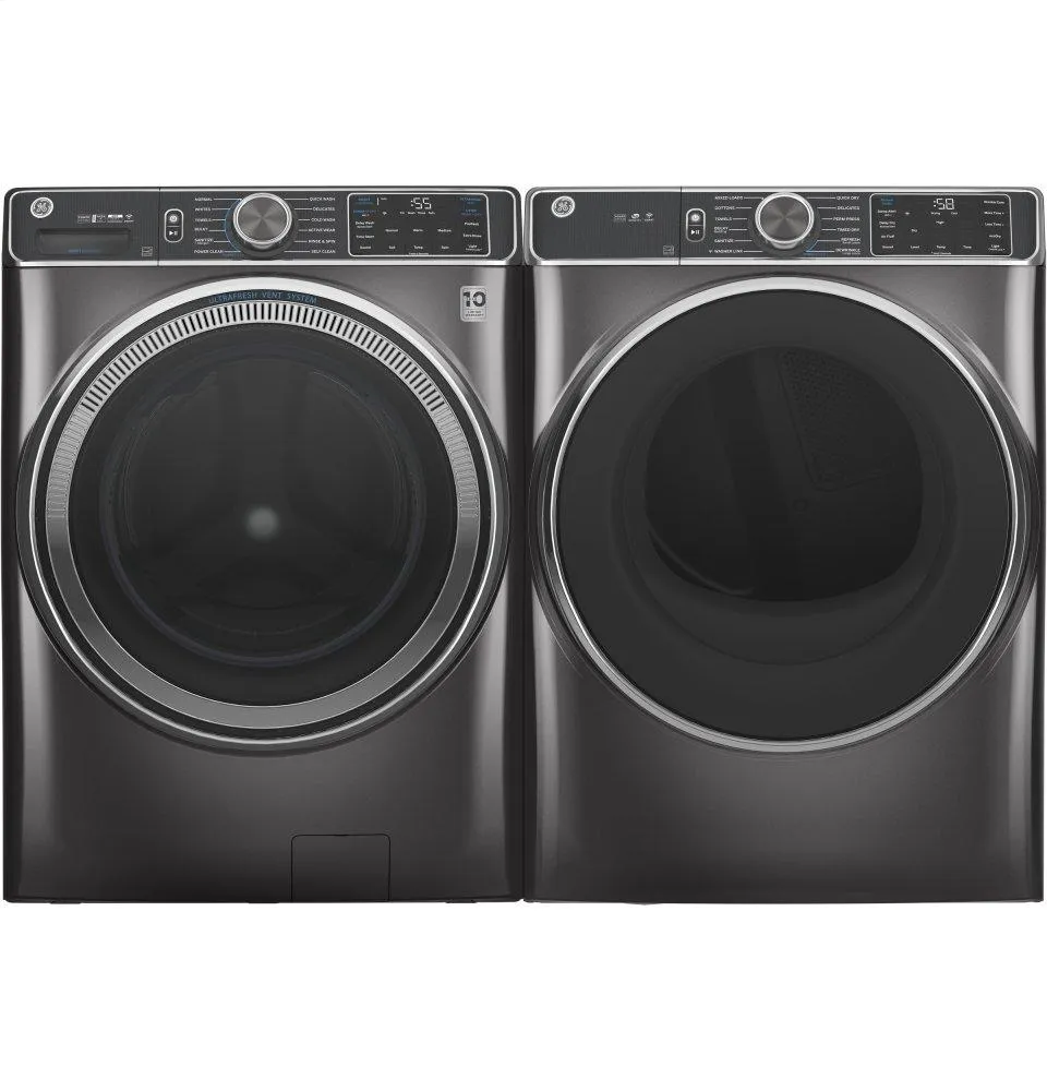 Ge Appliances GFW850SPNDG Ge 5.0 Cu. Ft. Capacity Smart Front Load Energy Star Steam Washer With Smartdispense&#8482; Ultrafresh Vent System With Odorblock&#8482; And Sanitize   Allergen