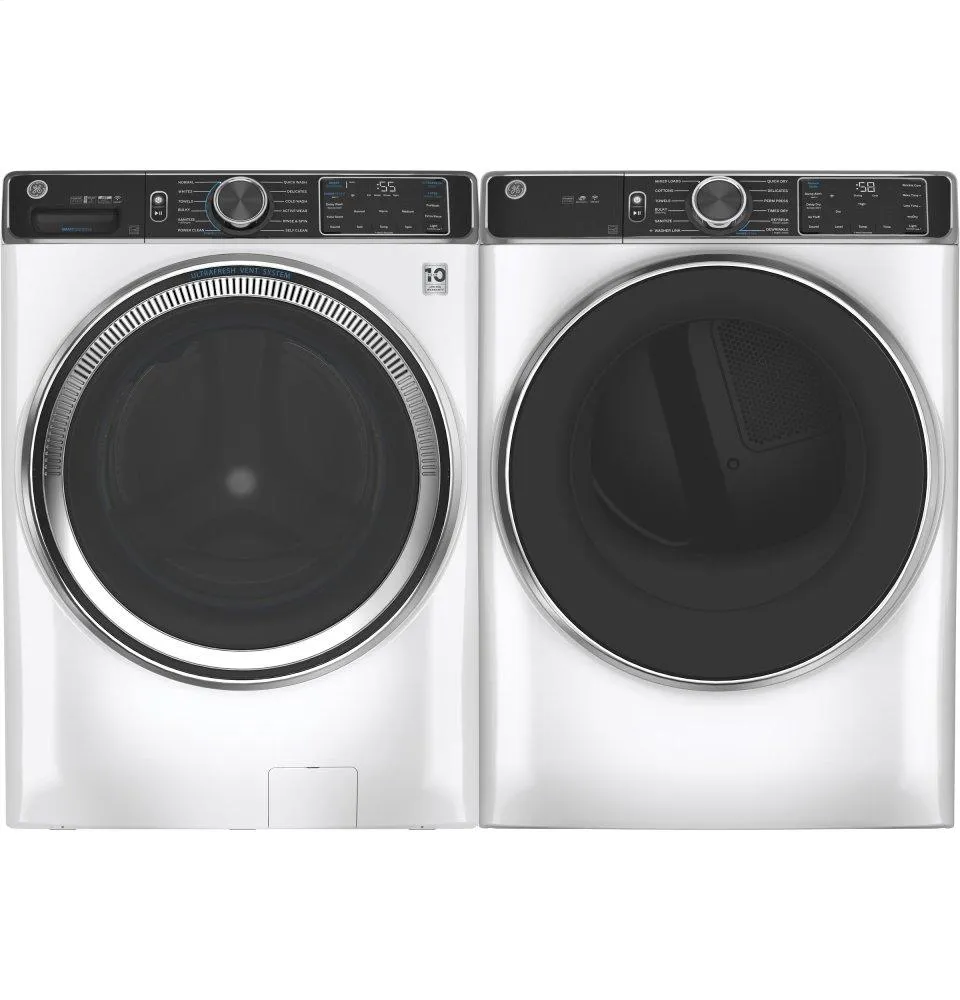 Ge Appliances GFW850SSNWW Ge 5.0 Cu. Ft. Capacity Smart Front Load Energy Star Steam Washer With Smartdispense&#8482; Ultrafresh Vent System With Odorblock&#8482; And Sanitize   Allergen