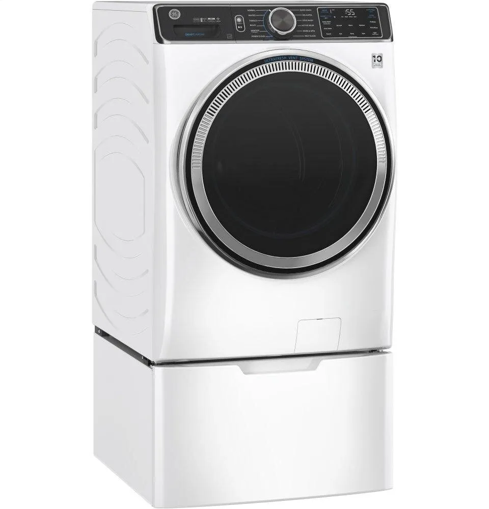 Ge Appliances GFW850SSNWW Ge 5.0 Cu. Ft. Capacity Smart Front Load Energy Star Steam Washer With Smartdispense&#8482; Ultrafresh Vent System With Odorblock&#8482; And Sanitize   Allergen