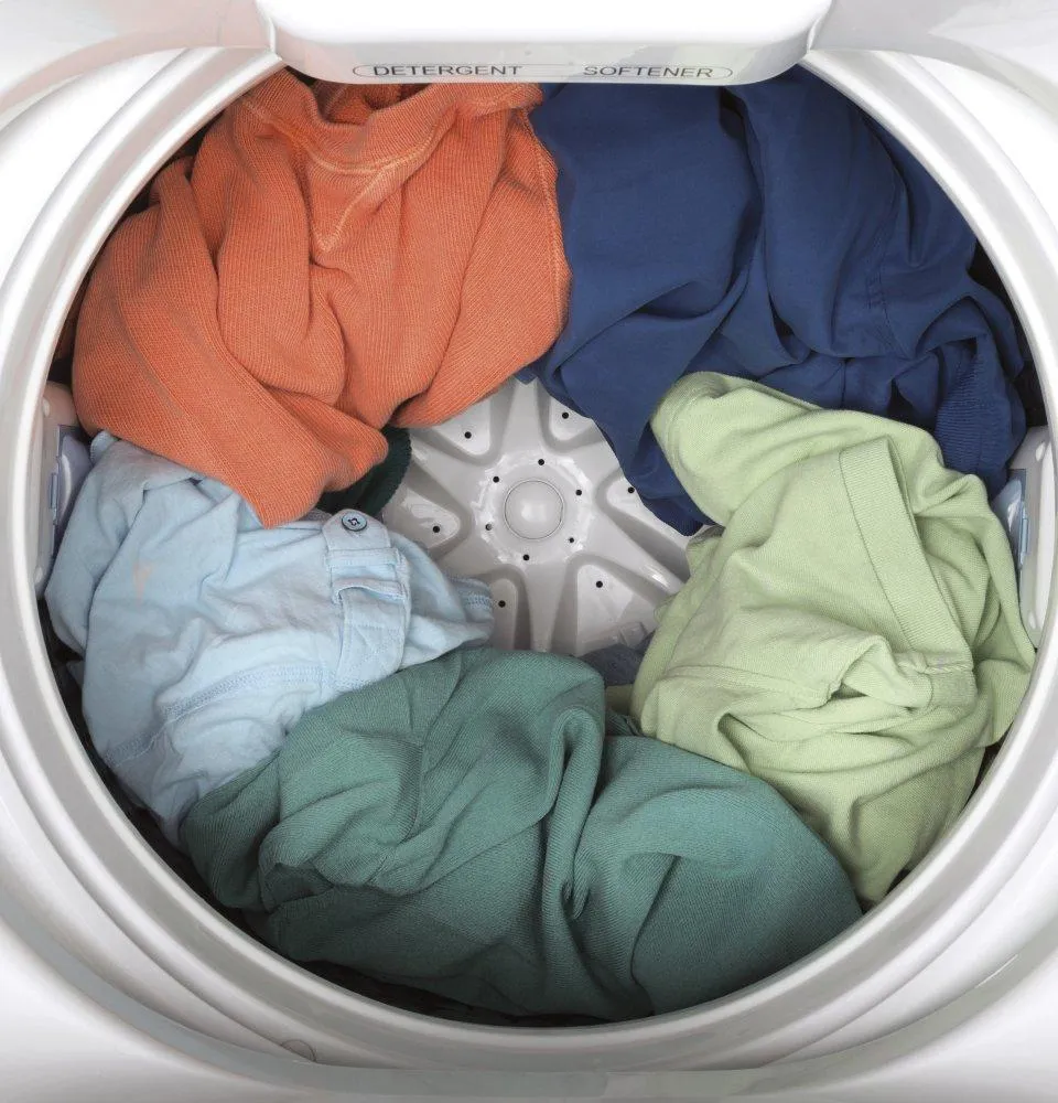 Ge Appliances GNW128PSMWW Ge Space-Saving 2.8 Cu. Ft. Capacity Portable Washer With Stainless Steel Basket