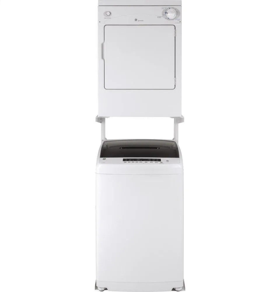 Ge Appliances GNW128SSMWW Ge Space-Saving 2.8 Cu. Ft. Capacity Stationary Washer With Stainless Steel Basket