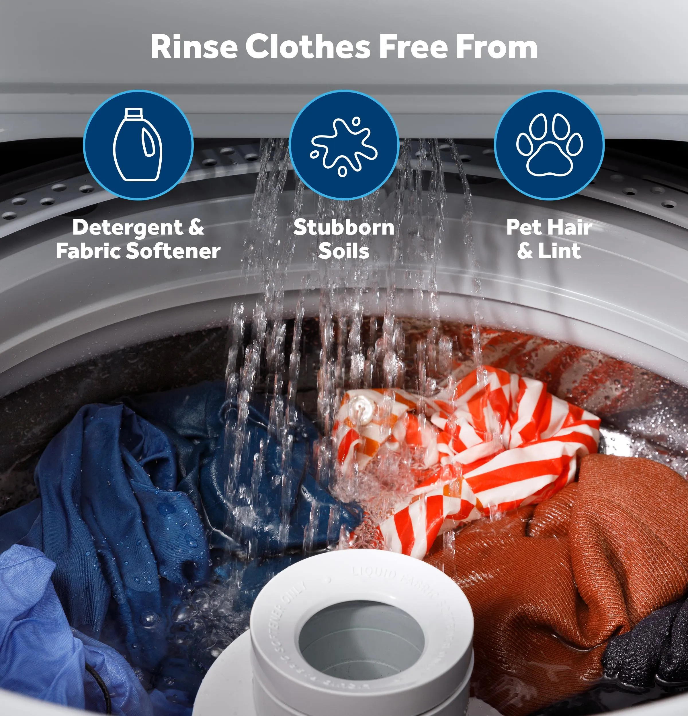 Ge Appliances GTW325ASWWW Ge 4.0 Cu. Ft. Capacity Washer With Stainless Steel Basket And Water Level Control&#X200B;