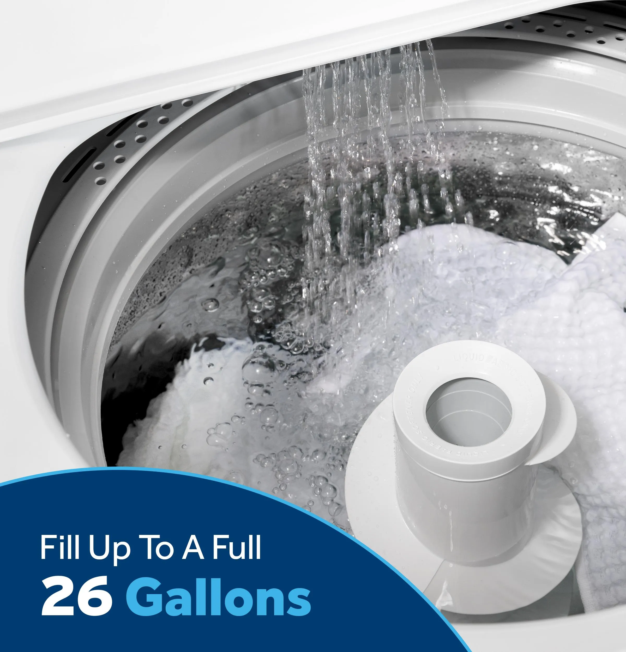Ge Appliances GTW325ASWWW Ge 4.0 Cu. Ft. Capacity Washer With Stainless Steel Basket And Water Level Control&#X200B;