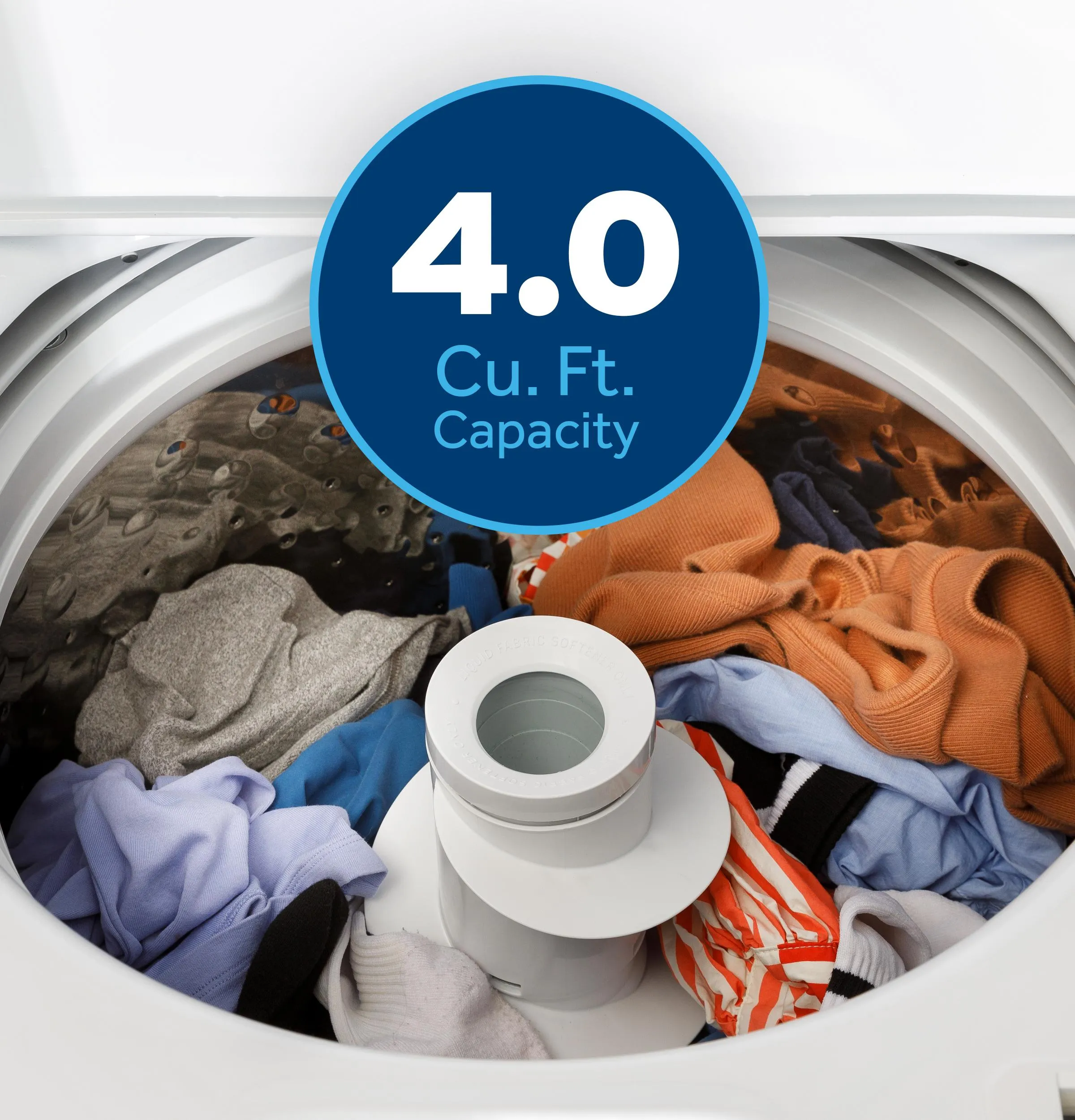 Ge Appliances GTW325ASWWW Ge 4.0 Cu. Ft. Capacity Washer With Stainless Steel Basket And Water Level Control&#X200B;