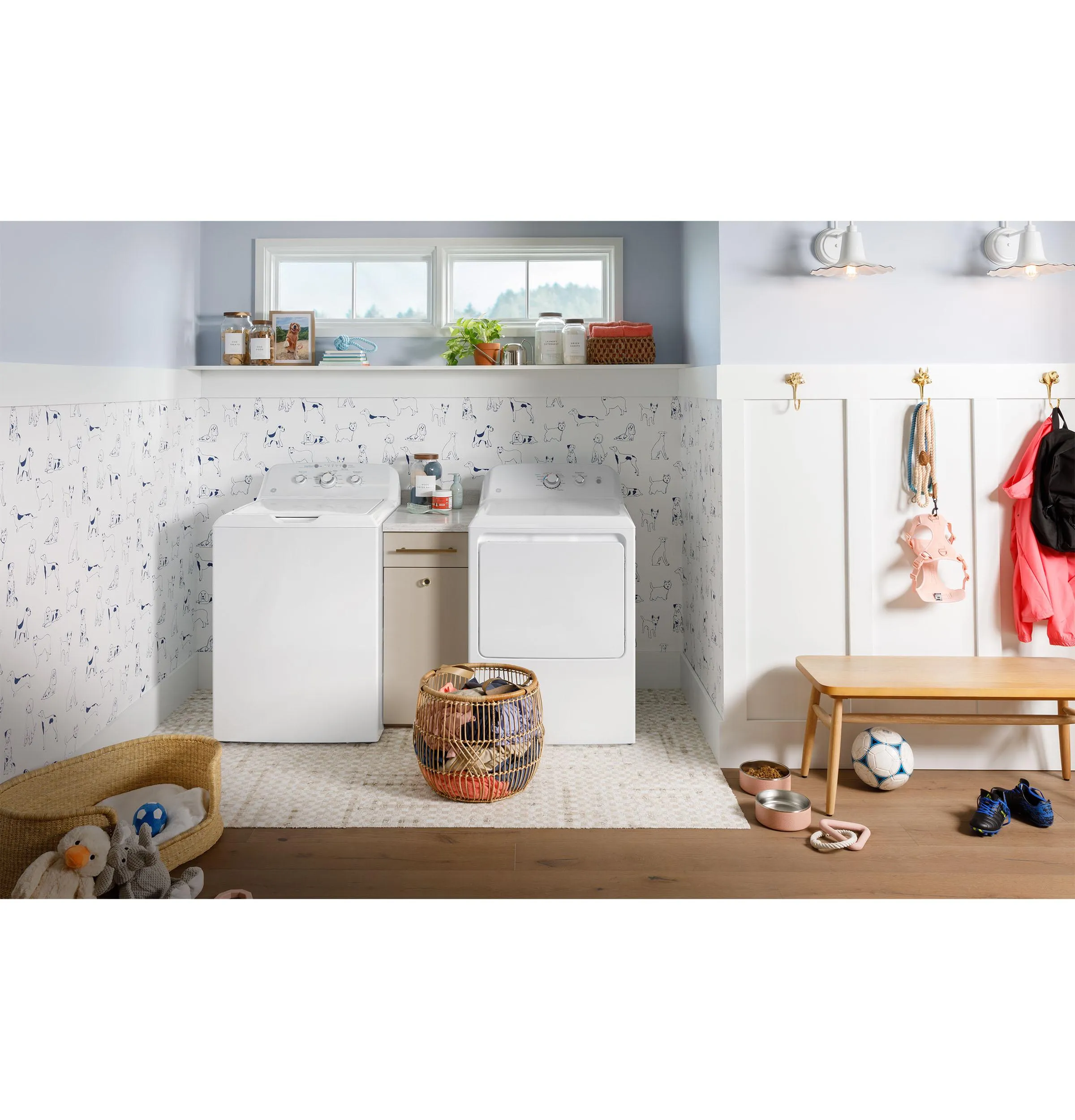 Ge Appliances GTW325ASWWW Ge 4.0 Cu. Ft. Capacity Washer With Stainless Steel Basket And Water Level Control&#X200B;