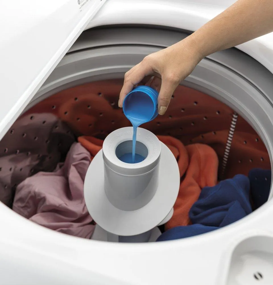 Ge Appliances GTW465ASNWW Ge 4.5 Cu. Ft. Capacity Washer With Stainless Steel Basket