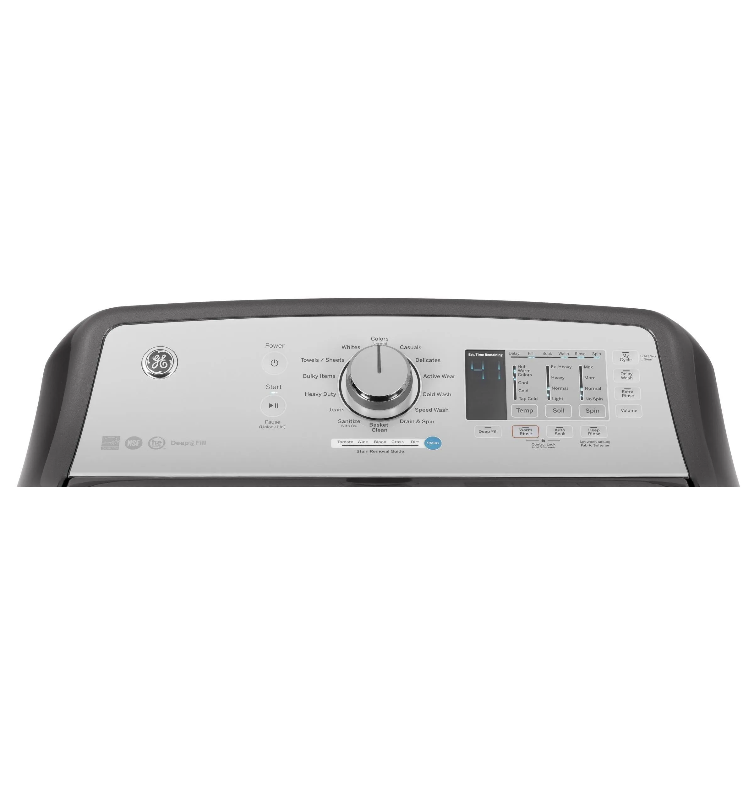 Ge Appliances GTW680BPLDG Ge 4.6 Cu. Ft. Capacity Washer With Stainless Steel Basket