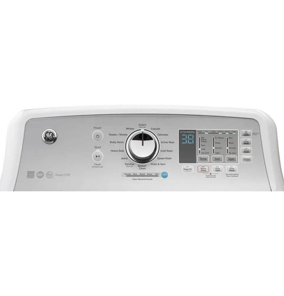 Ge Appliances GTW685BSLWS Ge 4.5 Cu. Ft. Capacity Washer With Stainless Steel Basket