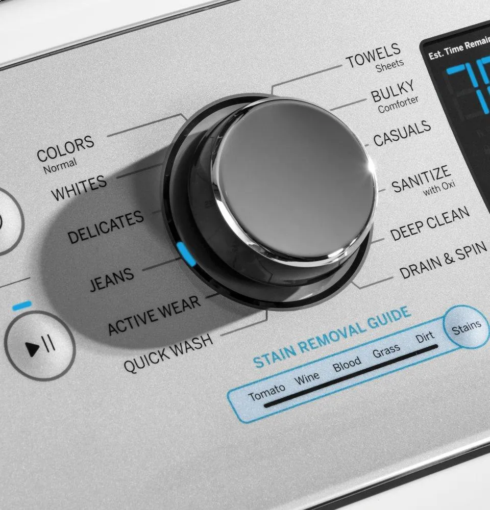 Ge Appliances GTW725BSNWS Ge 4.6 Cu. Ft. Capacity Washer With Sanitize W/Oxi And Flexdispense&#8482;