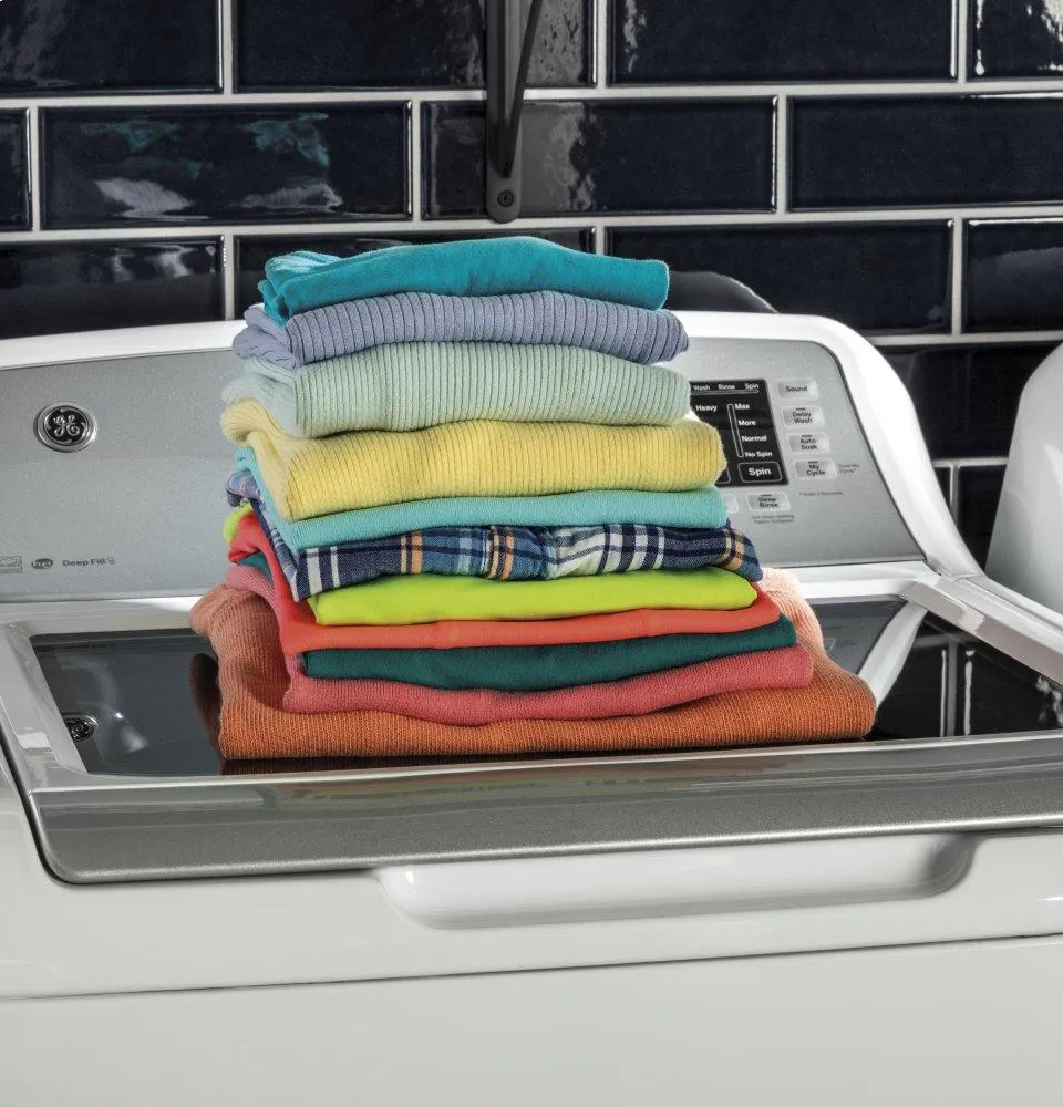 Ge Appliances GTW725BSNWS Ge 4.6 Cu. Ft. Capacity Washer With Sanitize W/Oxi And Flexdispense&#8482;