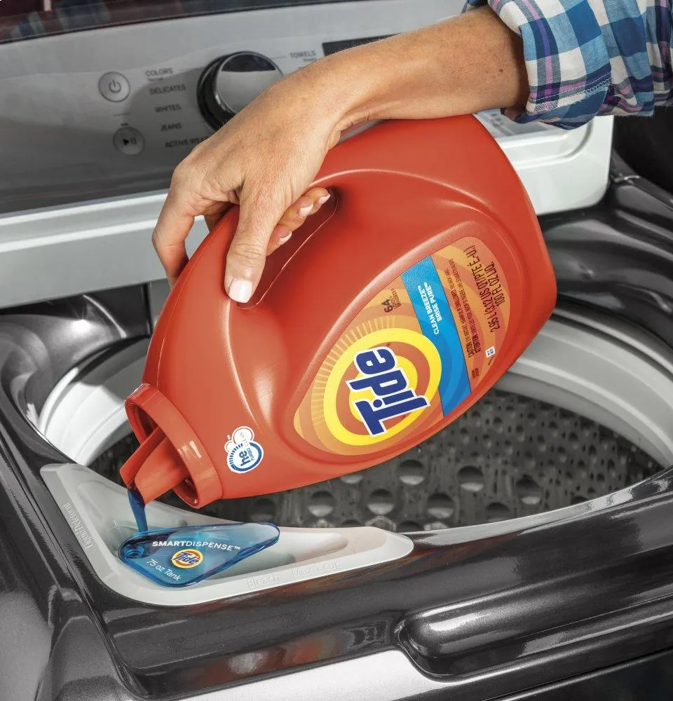 Ge Appliances GTW840CPNDG Ge 5.2 Cu. Ft. Capacity Smart Washer With Sanitize W/Oxi And Smartdispense