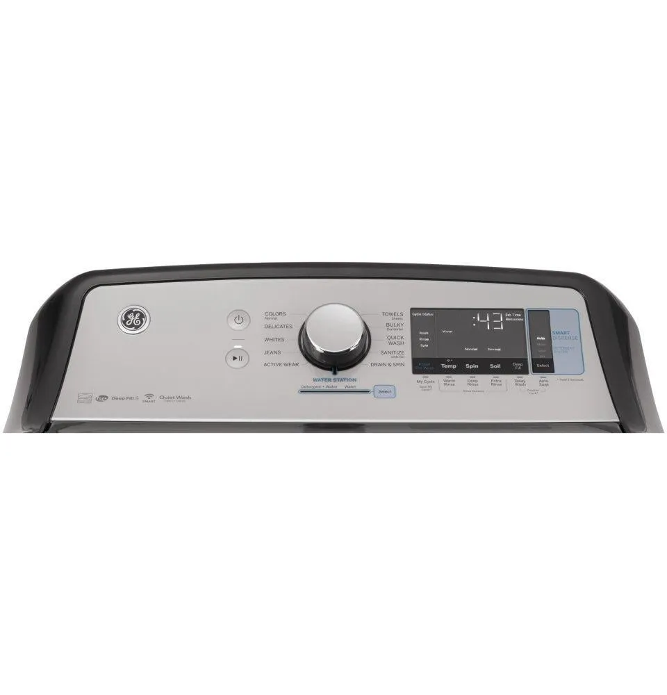 Ge Appliances GTW840CPNDG Ge 5.2 Cu. Ft. Capacity Smart Washer With Sanitize W/Oxi And Smartdispense