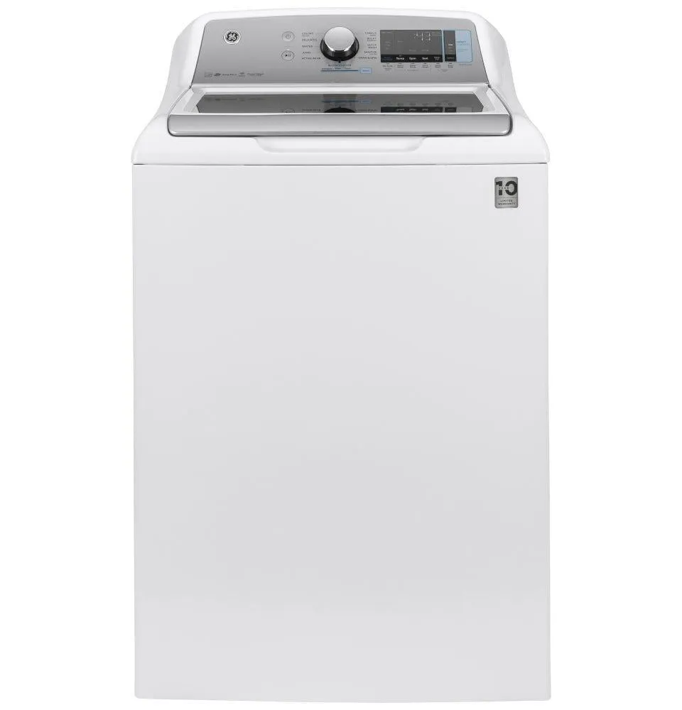 Ge Appliances GTW840CSNWS Ge 5.2 Cu. Ft. Capacity Smart Washer With Sanitize W/Oxi And Smartdispense