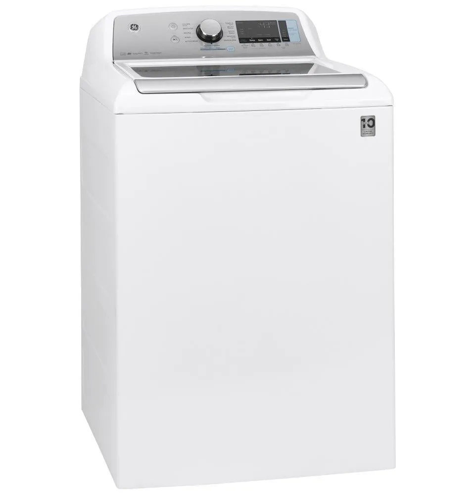 Ge Appliances GTW840CSNWS Ge 5.2 Cu. Ft. Capacity Smart Washer With Sanitize W/Oxi And Smartdispense