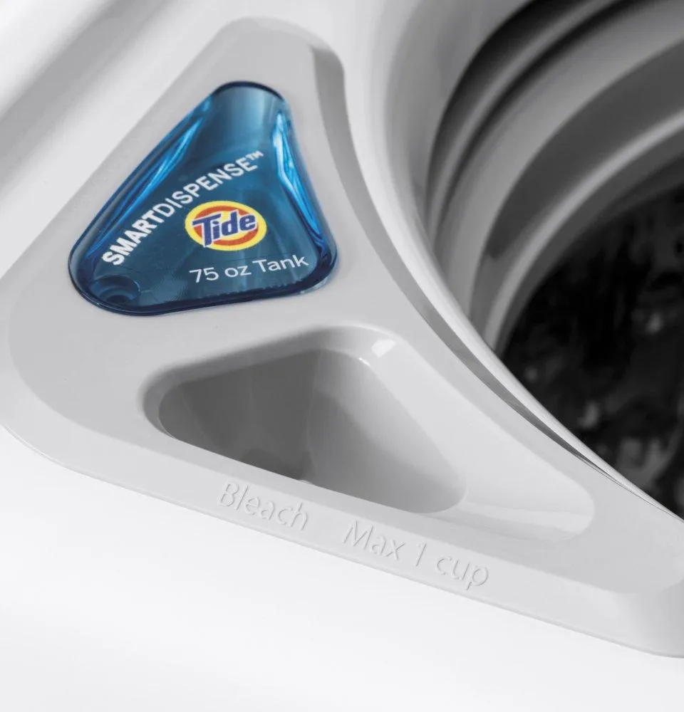 Ge Appliances GTW840CSNWS Ge 5.2 Cu. Ft. Capacity Smart Washer With Sanitize W/Oxi And Smartdispense