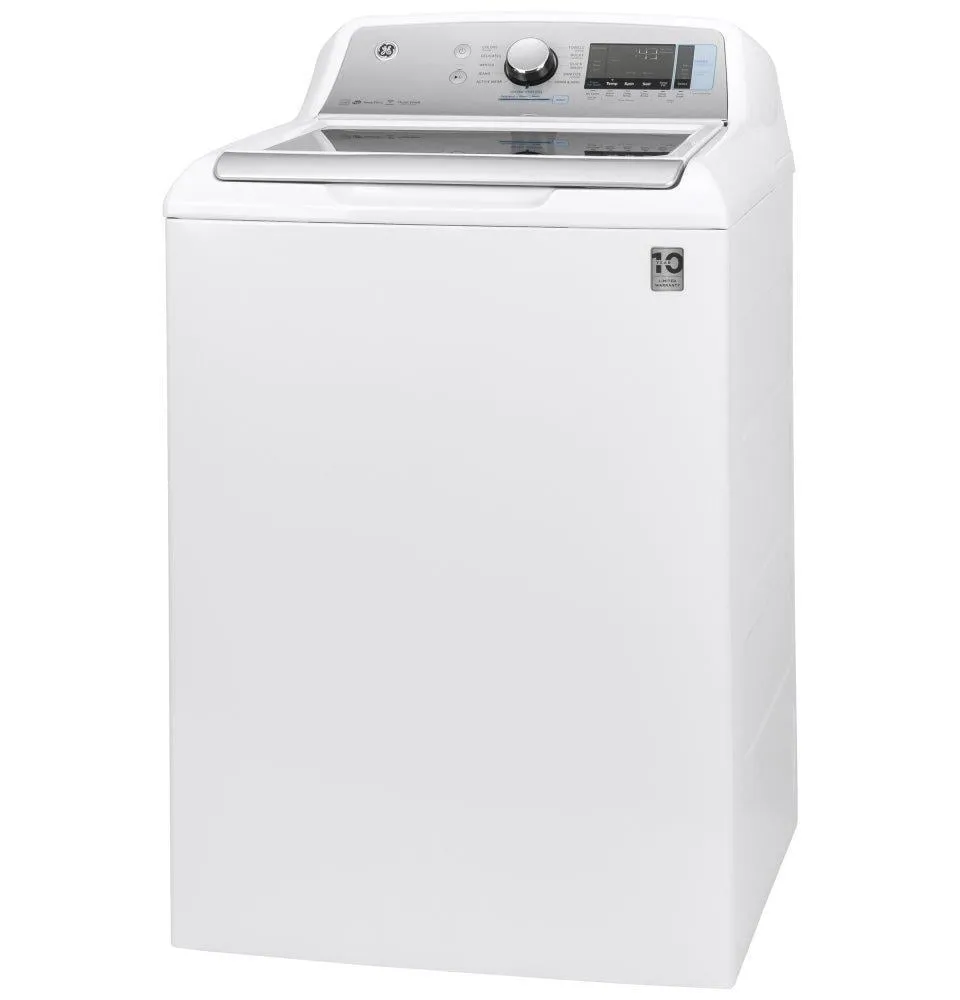 Ge Appliances GTW840CSNWS Ge 5.2 Cu. Ft. Capacity Smart Washer With Sanitize W/Oxi And Smartdispense