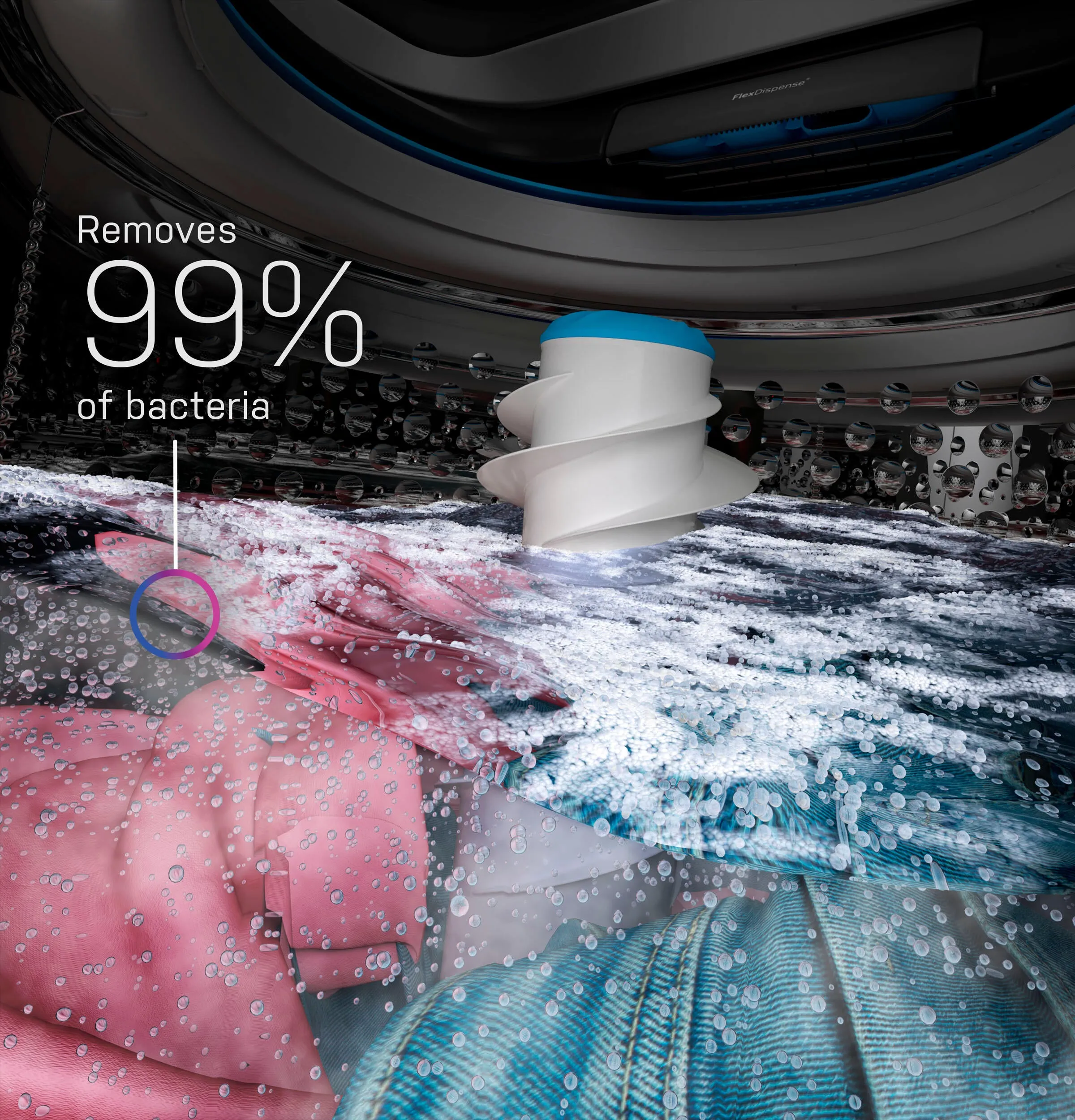 Ge Appliances PTW600BSRWS Ge Profile&#8482; 5.0 Cu. Ft. Capacity Washer With Smarter Wash Technology And Flexdispense&#8482;