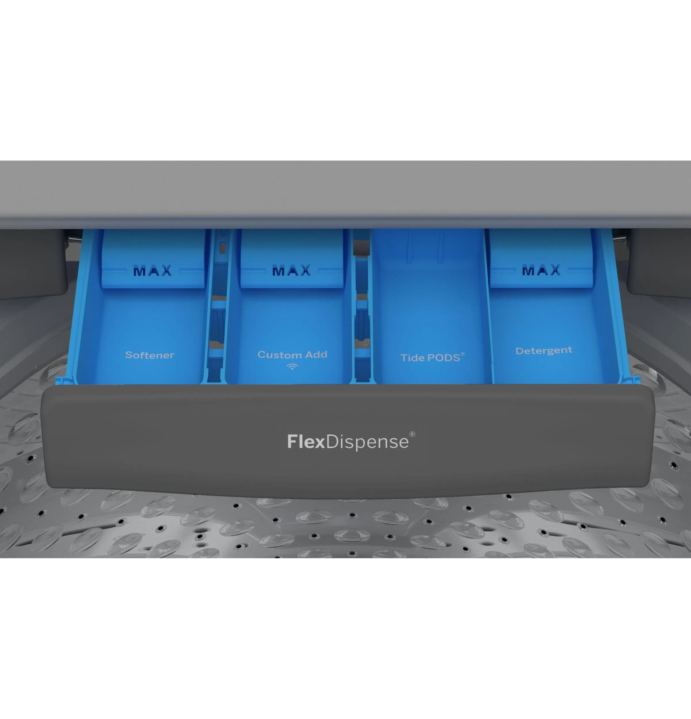 Ge Appliances PTW905BPTDG Ge Profile&#8482; 5.3 Cu. Ft. Capacity Washer With Smarter Wash Technology And Flexdispense&#8482;