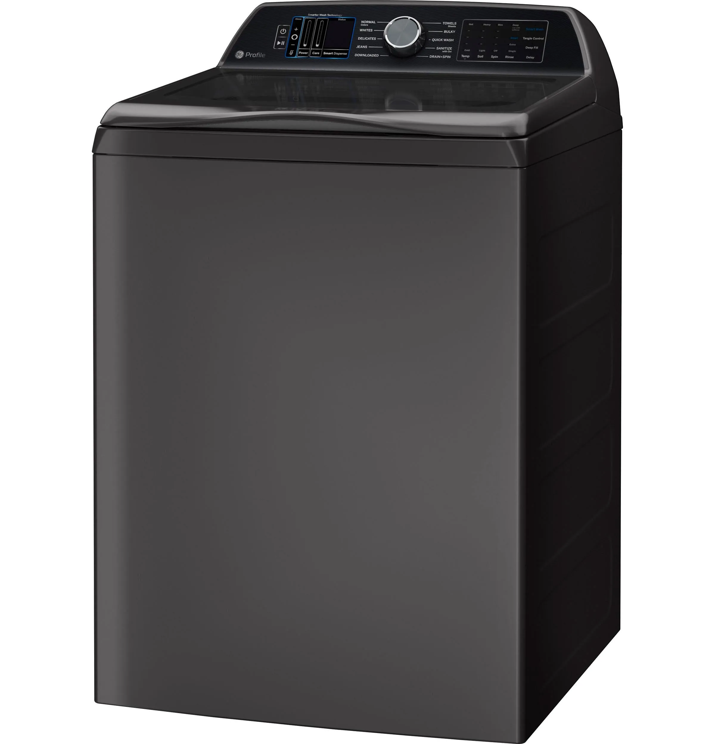 Ge Appliances PTW905BPTDG Ge Profile&#8482; 5.3 Cu. Ft. Capacity Washer With Smarter Wash Technology And Flexdispense&#8482;