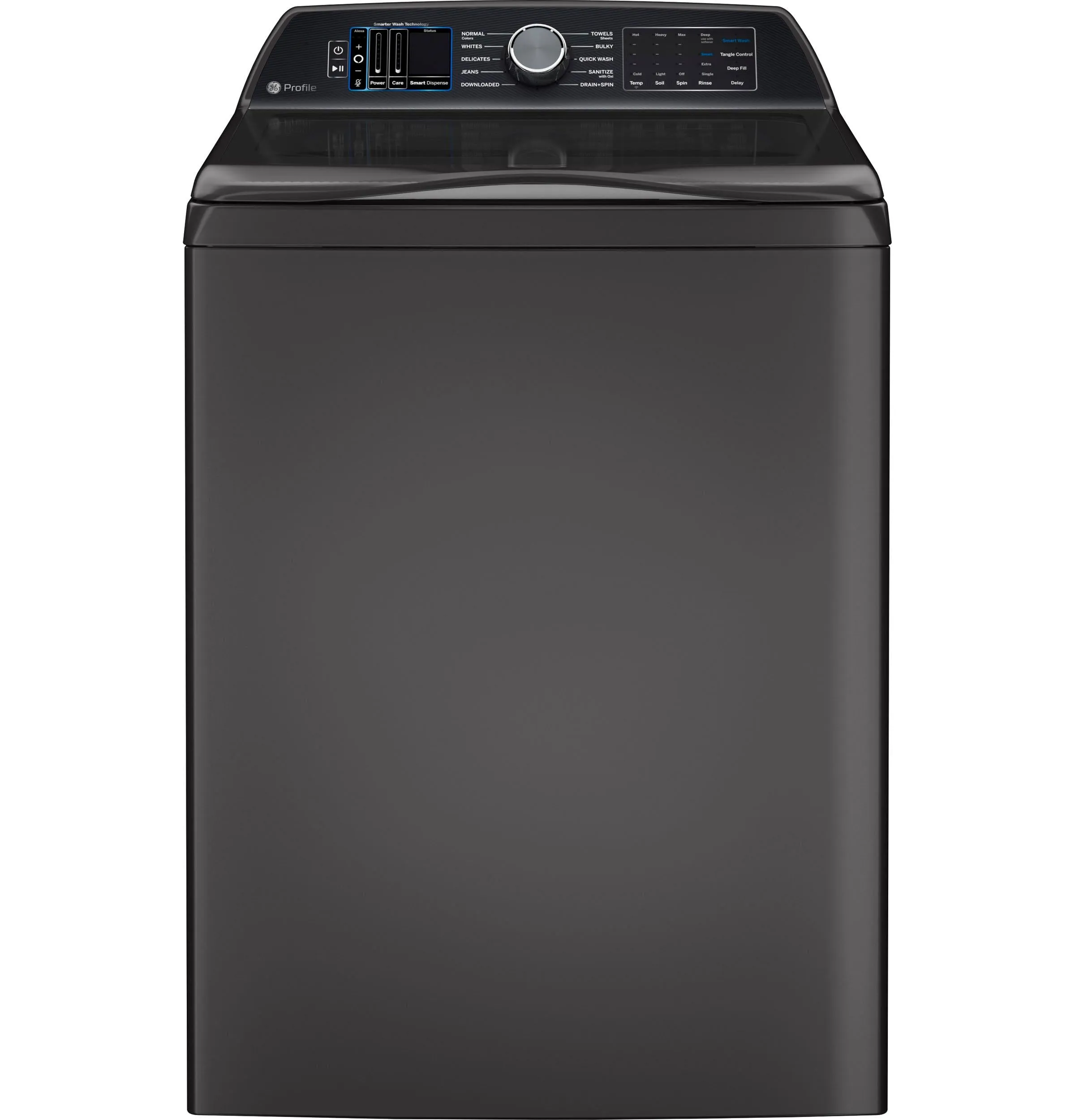 Ge Appliances PTW905BPTDG Ge Profile&#8482; 5.3 Cu. Ft. Capacity Washer With Smarter Wash Technology And Flexdispense&#8482;