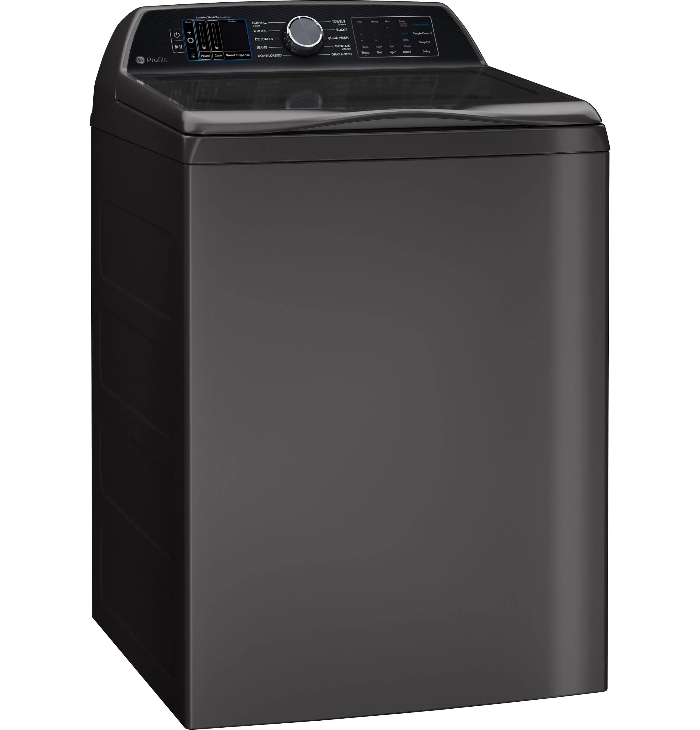 Ge Appliances PTW905BPTDG Ge Profile&#8482; 5.3 Cu. Ft. Capacity Washer With Smarter Wash Technology And Flexdispense&#8482;