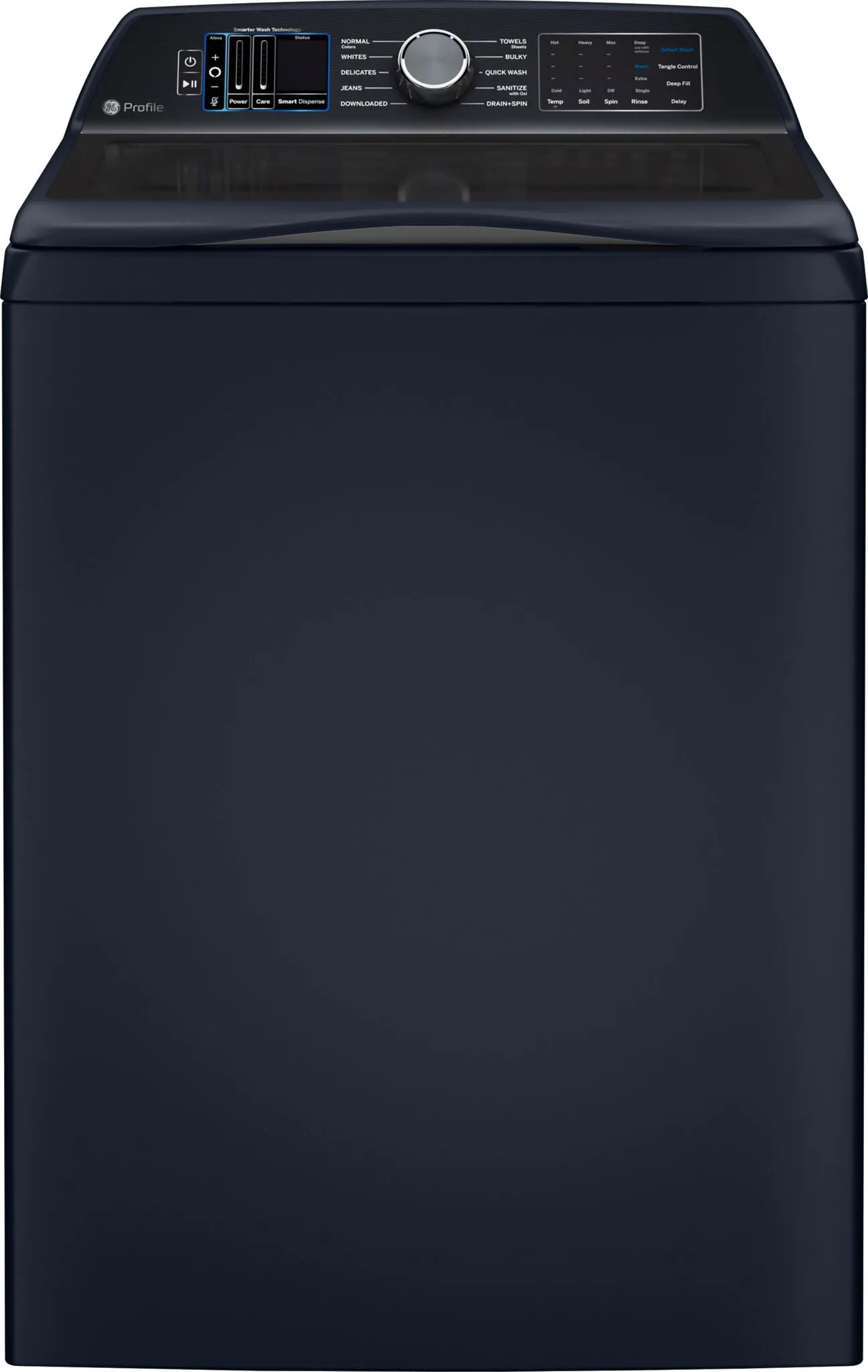 GE Profile Sapphire Blue Top Load IEC Washer with Smarter Wash Technology (6.2 cu. ft.) - PTW800BPWRS