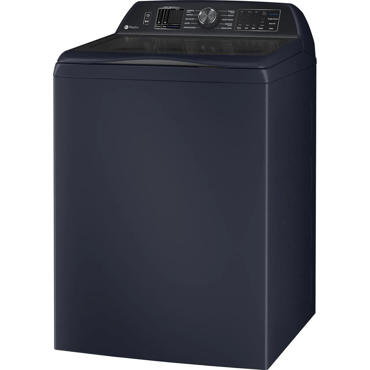 GE Profile Washer with Smarter Wash Technology and Adaptive SmartDispense PTW800BPWRS